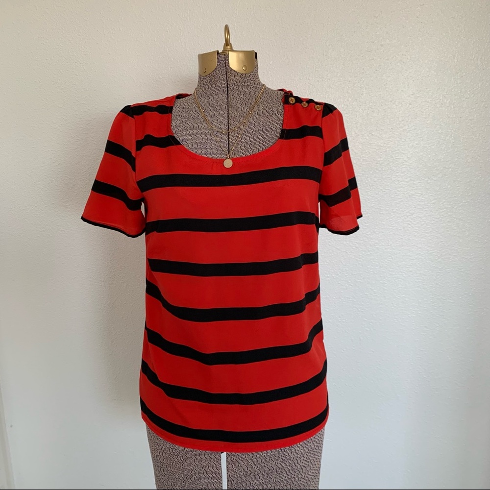 Forever 21 Black & Red Small Top